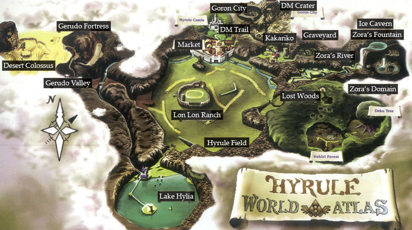 Map of Hyrule